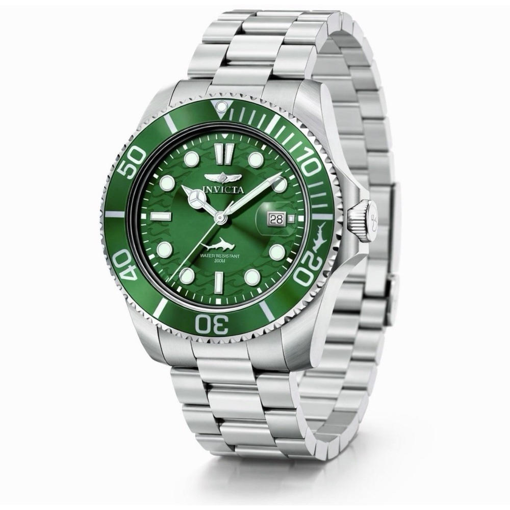 NEW! 42mm Invicta Pro Diver Men's Quartz Watch "Hulk" Steel Case (50826)